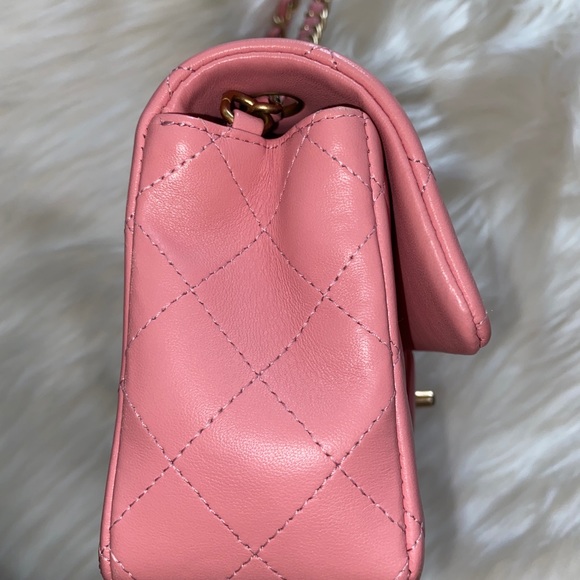 Chanel 19S Pink Mini Flap with Antique GHW - Picture 10 of 16